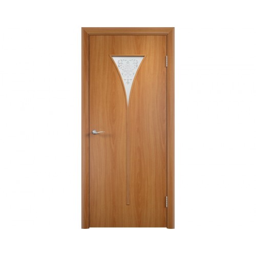 Межкомнатная дверь С- 4 художественное стекло (Рюмка)